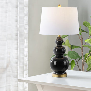 Bowen 27.5" Ceramic LED Table Lamp - JONATHAN Y